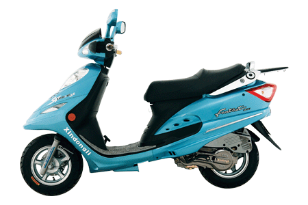 庆福踏板车系列XDL125T-2凌鹰款摩托车 XDL125T-2凌鹰款