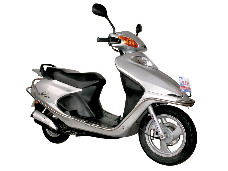 迪豪豪天系列踏板车HT125T-M(5号花银白)摩托车 HT125T-M(5号花银白)