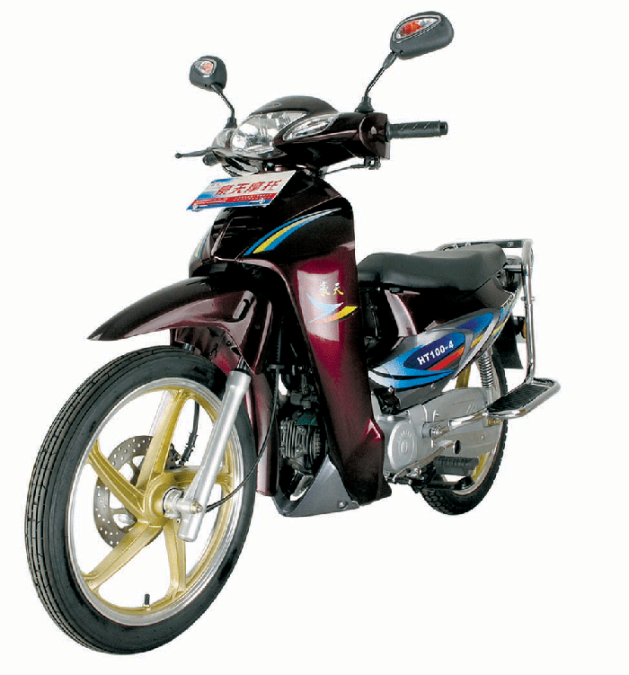 迪豪豪天系列弯梁车HT110-4(9号花)摩托车 HT110-4(9号花)