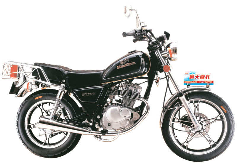 迪豪豪天系列骑式车HT125-6A(1号花)摩托车 HT125-6A(1号花)