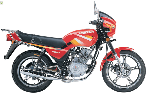 金豪骑式车系列DW125-2（风采红）摩托车 DW125-2（风采红）