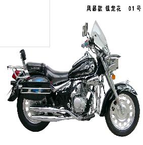 山崎风暴款/银龙花01号（红、黑）两轮摩托车 风暴款/银龙花01号