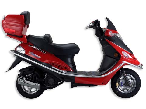 望江WJ125T-3红 绫摩托车