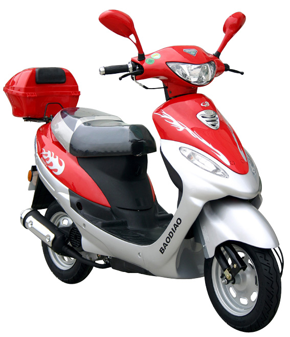 宝雕踏板车系列BD50QT-3-I小光洋摩托车 BD50QT-3-I