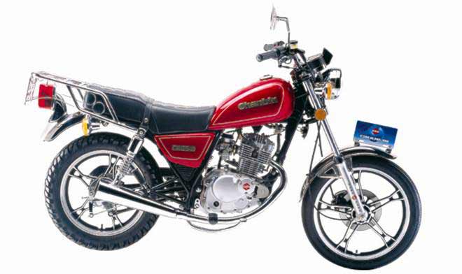 长铃跨骑车系列CM125-19铃木太子摩托车 CM125-19铃木太子