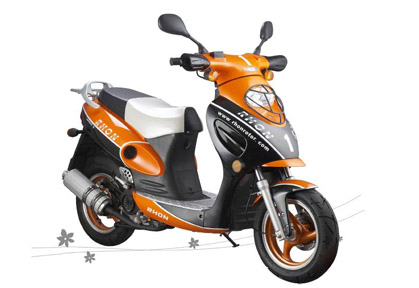 力弘踏板车系列LH50QT-9摩托车 LH50QT-9