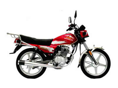 华林骑士车系列华林-红白花摩托车 HL125-2