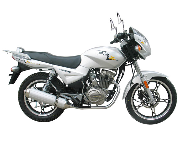 东阳骑士车系列SY125-16凌致1号香槟银摩托车 SY125-16凌致1号香槟银