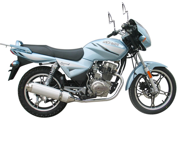 东阳骑士车系列SY125-16凌致2号淡兰摩托车 SY125-16凌致2号淡兰