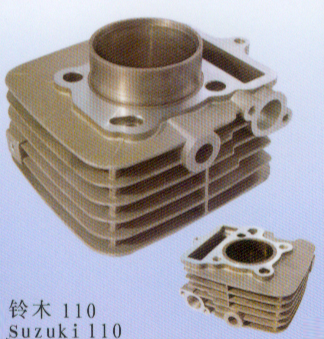 公羽风冷缸体100系列铃木110缸体 铃木110