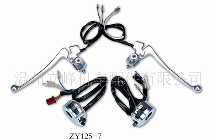 立峰摩托车配件系列ZY125-7闸把开关总成 ZY125-7