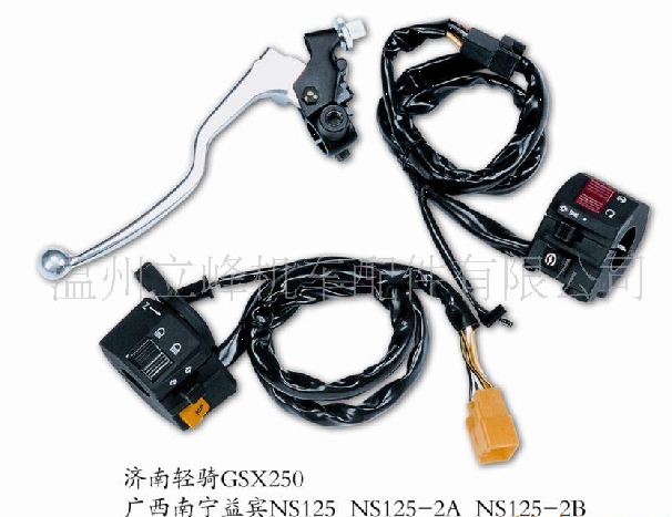 立峰摩托车配件系列济南轻骑GSX250闸把开关总成 GSX250