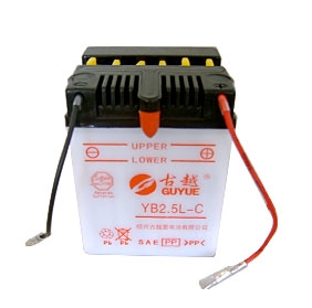 古越YB系列摩托车用蓄电池YB2.5L-C YB2.5L-C