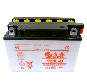 古越YB系列摩托车用蓄电池YB6L-B YB6L-B