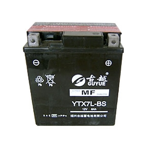古越YB系列摩托车用蓄电池YB6L-B YB6L-B